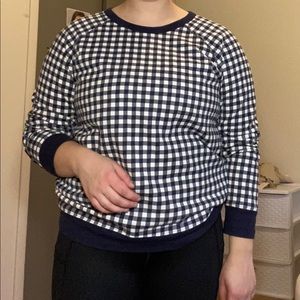 Draper James Gingham Sweatshirt